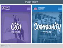 Tablet Screenshot of discoverdixon.org