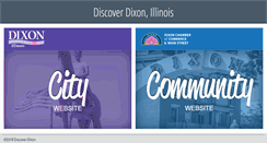 Desktop Screenshot of discoverdixon.com