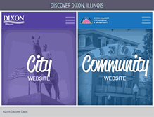 Tablet Screenshot of discoverdixon.com